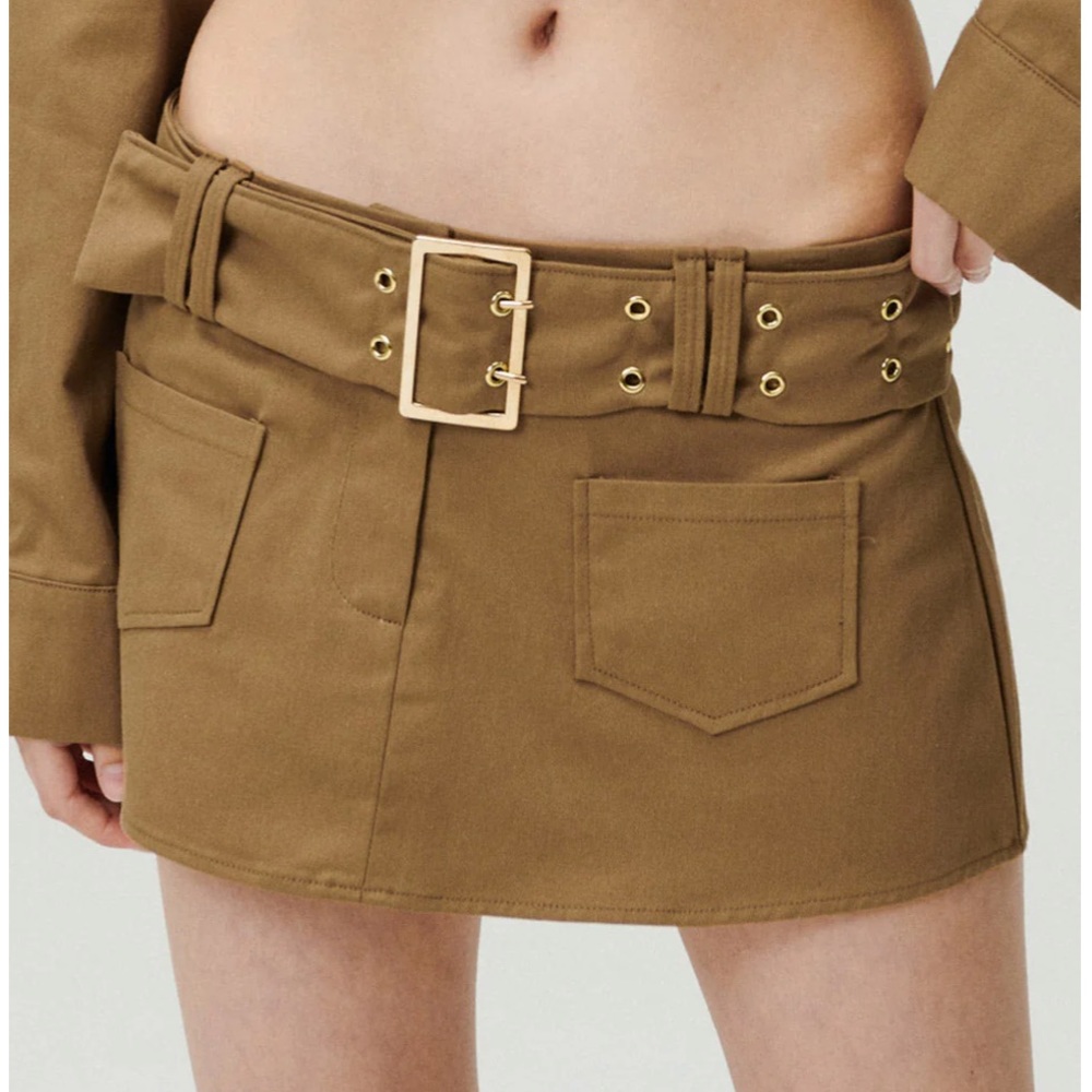 STORETS Tiffany Low-rise Skirt w/Belt